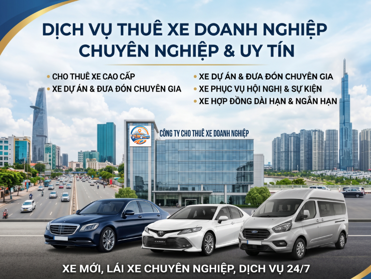 Thuê xe hợp đồng tháng doanh nghiệp